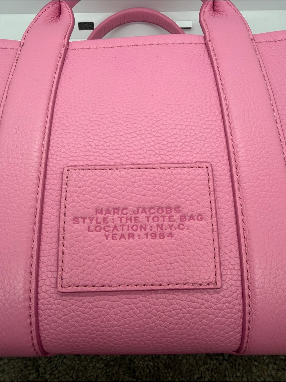 Marc Jacobs Small The Tote Bag - Candy Pink - Picture 11 of 16